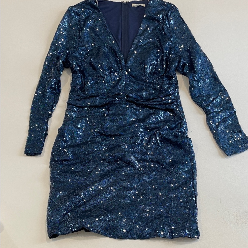 Charlotte Russe Navy Sequin Dress